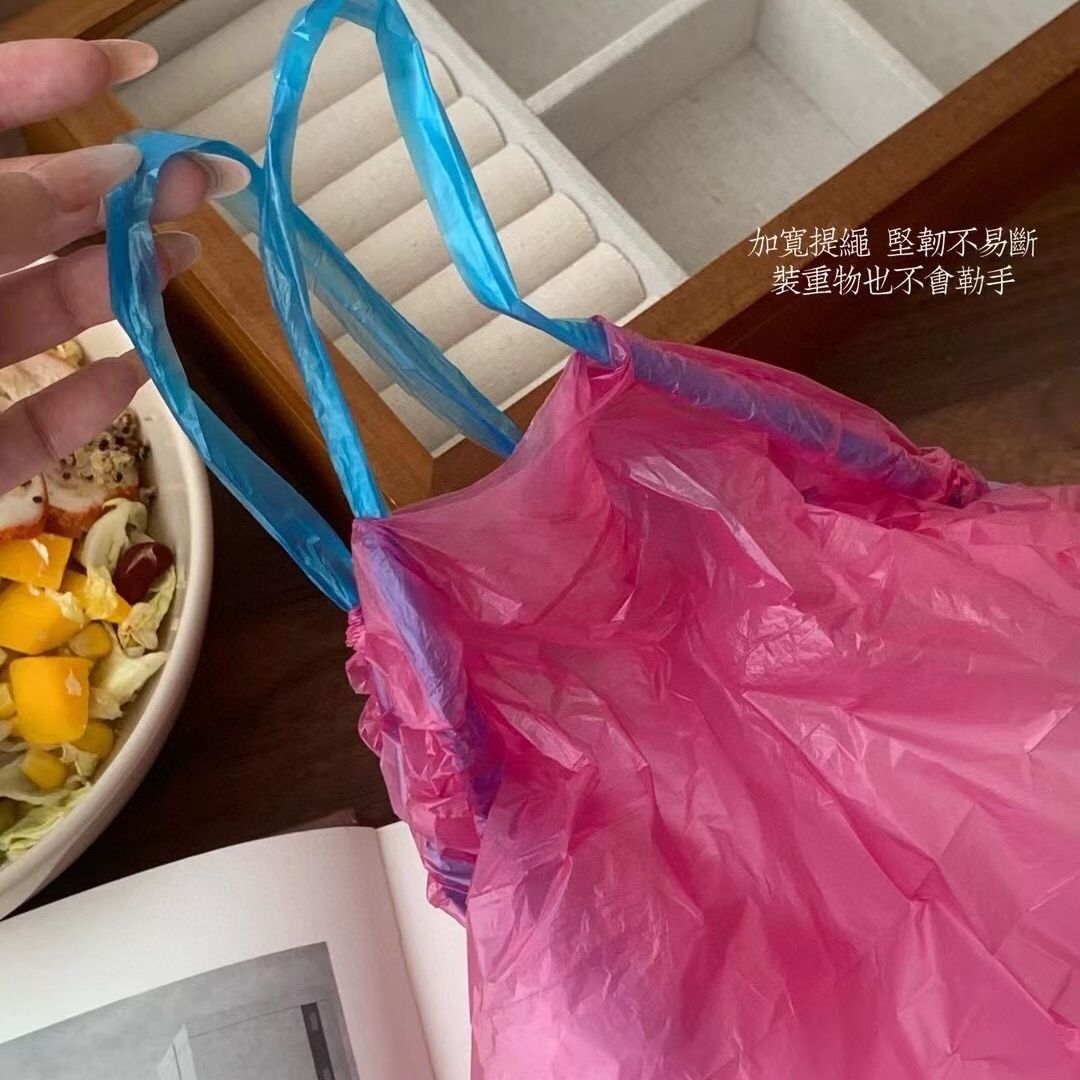 驱蚊垃圾袋抽绳式垃圾袋厨房客厅家用自动收口一次性防蚊虫垃圾袋