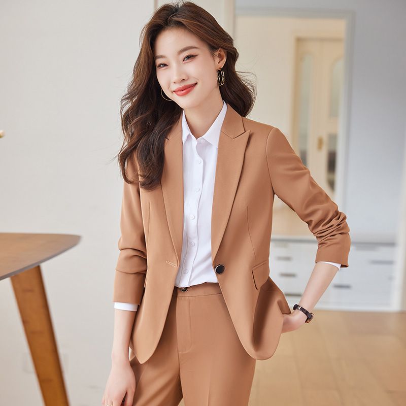 High-end professional suit, slim and stylish small suit, women's casual suit jacket, work wear, casual professional formal wear