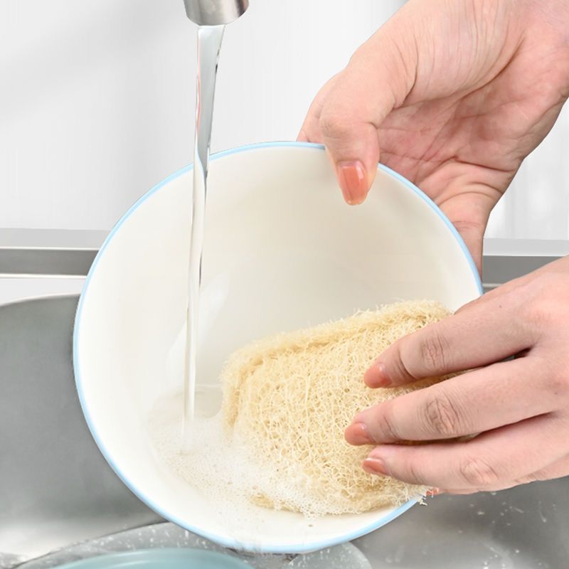 天然丝瓜络洗碗布丝瓜瓤洗碗海绵擦加厚家用不沾油洗锅刷刷锅刷子