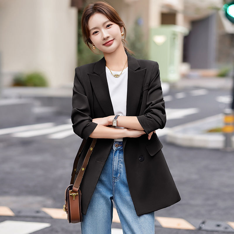 Small blazer for women 2023 new spring and autumn hot style casual temperament versatile commuting small suit jacket for women
