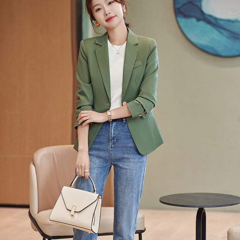 High-end suit jacket for women 2023 new temperament, casual and versatile, high-end commuting small suit jacket for women