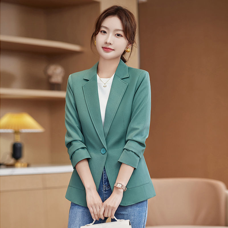 Small suit jacket for women 2023 new Spring Festival new versatile casual fashion small professional suit top for women