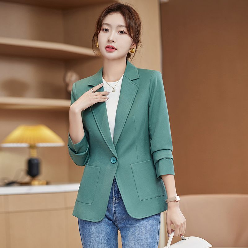 Small suit jacket for women 2023 new Spring Festival new versatile casual fashion small professional suit top for women