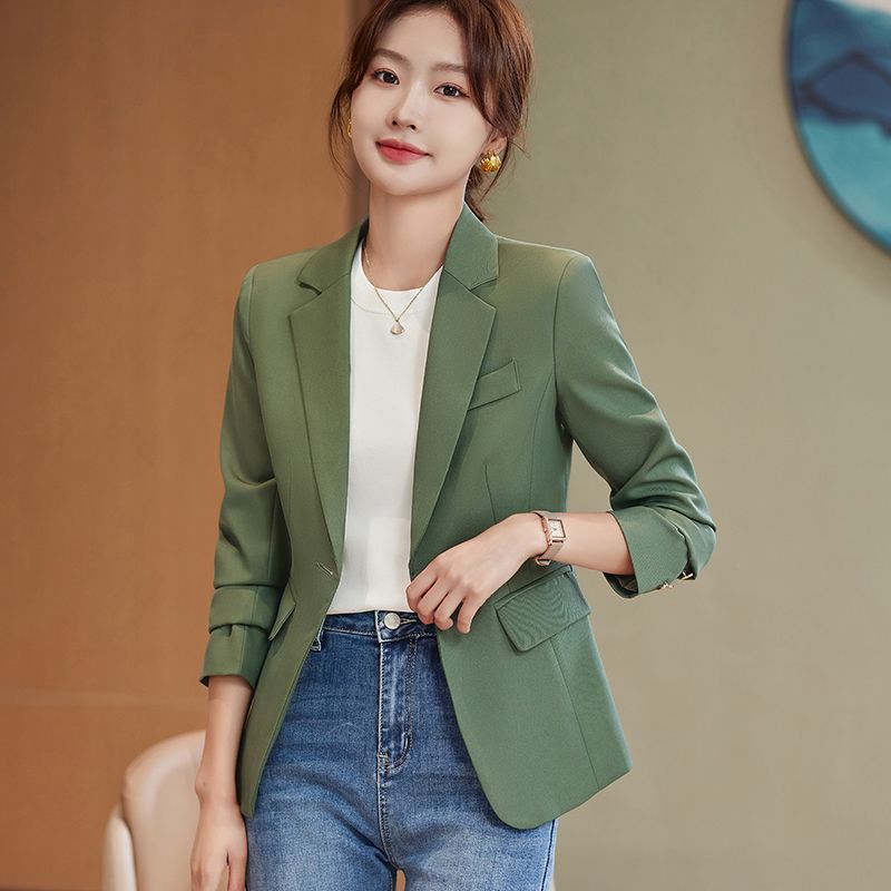 High-end suit jacket for women 2023 new temperament, casual and versatile, high-end commuting small suit jacket for women