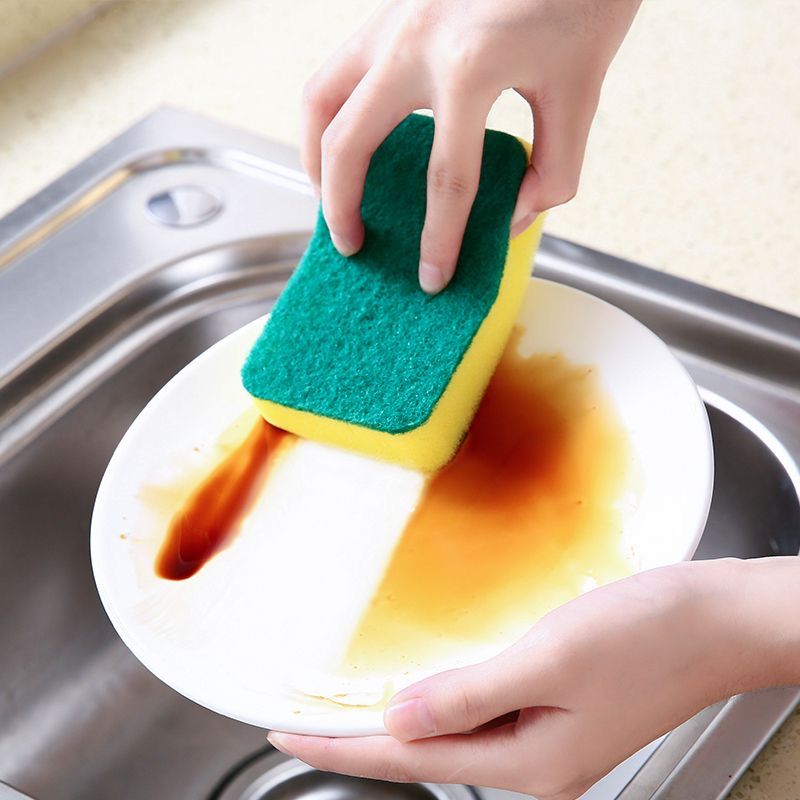 洗碗海绵擦海绵块刷锅百洁布家务清洁厨房耐用双面去污渍耐用加厚