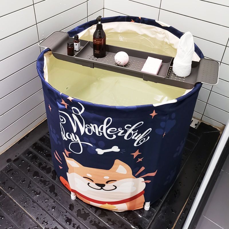 泡澡桶可折叠免安装成人全身浴桶儿童家用沐浴桶洗澡盆加厚浴缸