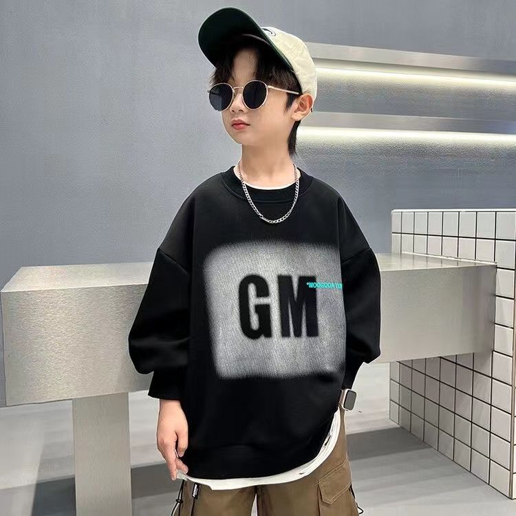  sweatshirt/fleece sweater casual autumn printed boys