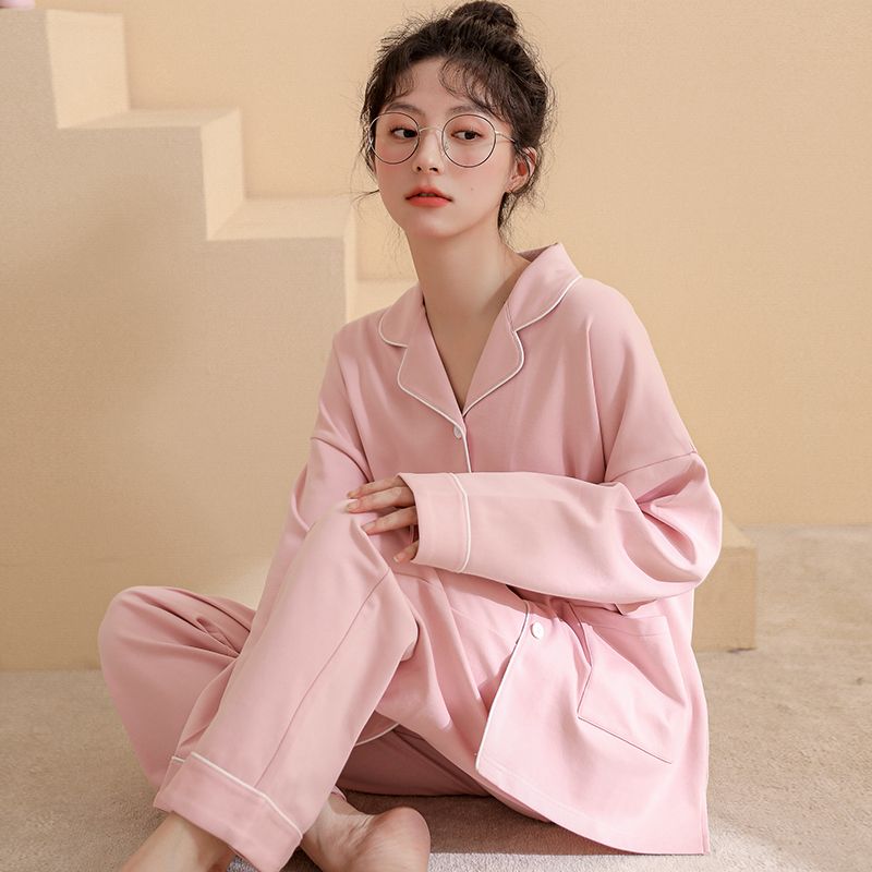 可外穿出門高顏值女士睡衣純棉質開衫家居服大碼薄春秋季2023新款