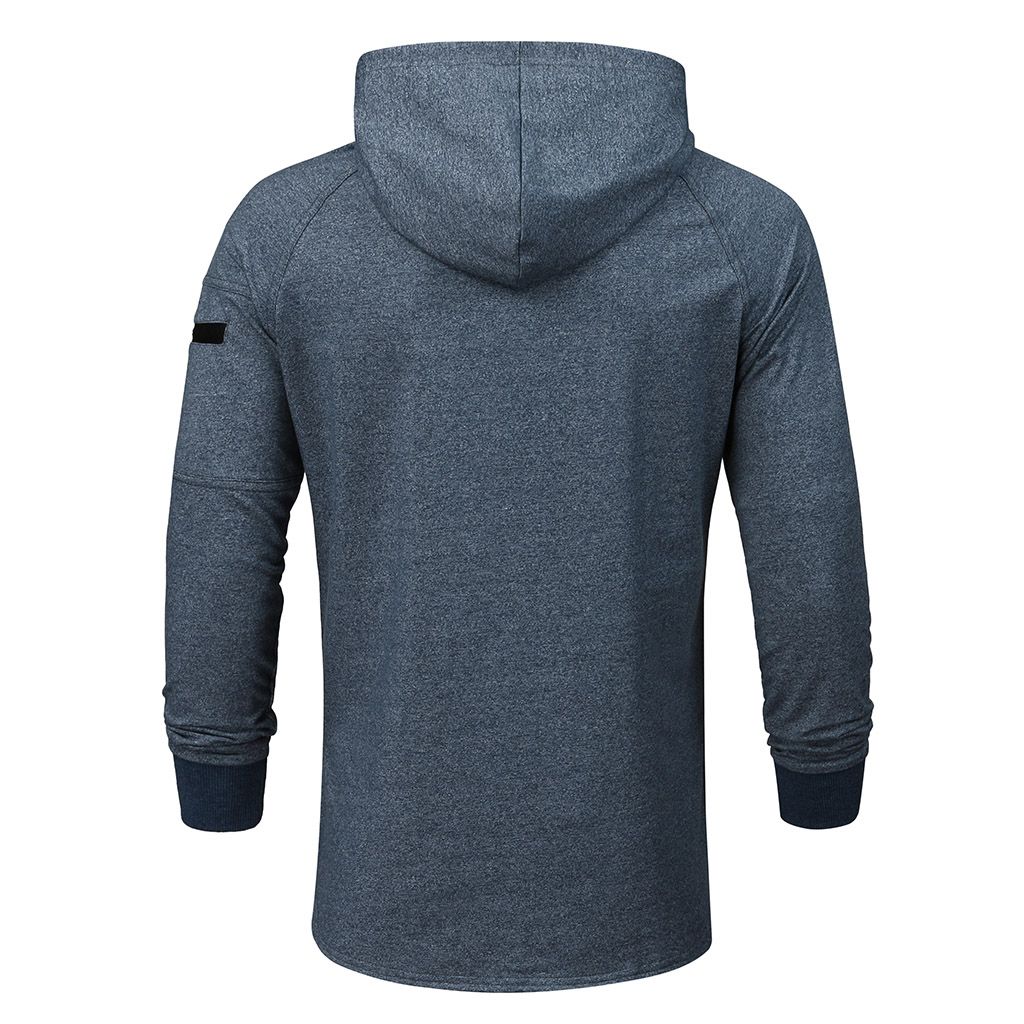 Muscle Brothers Men's Sports Hoodie Slim Fit Pullover Training Top_voghion.com