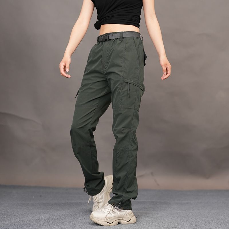 cleanfit冲锋裤秋冬季厚款美式户外登山工装长裤直筒休闲运动裤子
