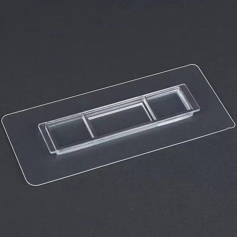 免打孔置物架透明贴 无痕贴卡扣吸盘纸巾盒条型扣拖把夹配件卡扣