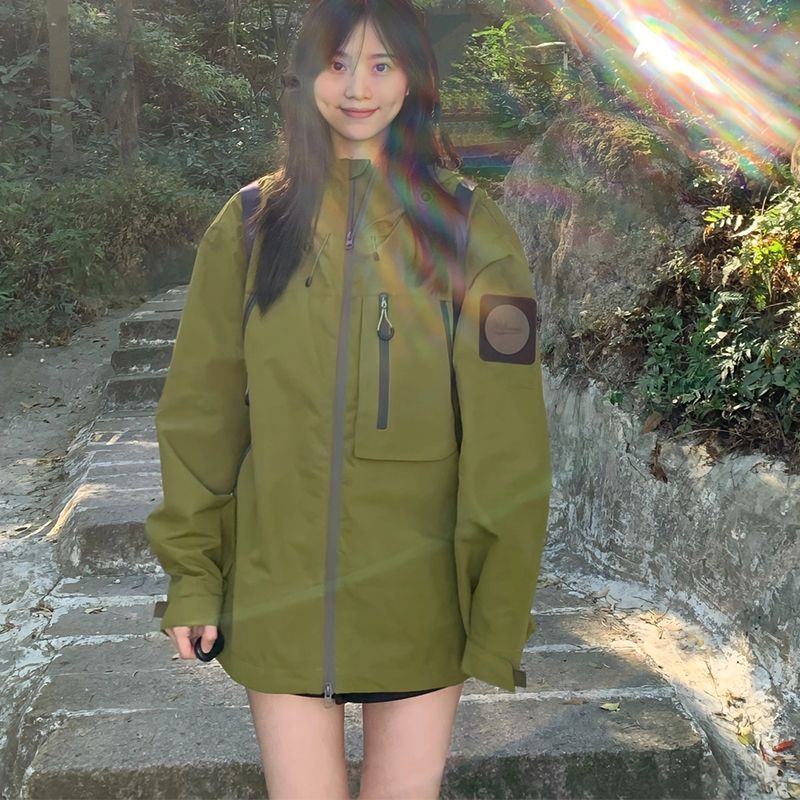American Style Hooded Zipper Jacket Spring Autumn New Loose Korean Version Student Versatile Cardigan Coat For Women_voghion.com