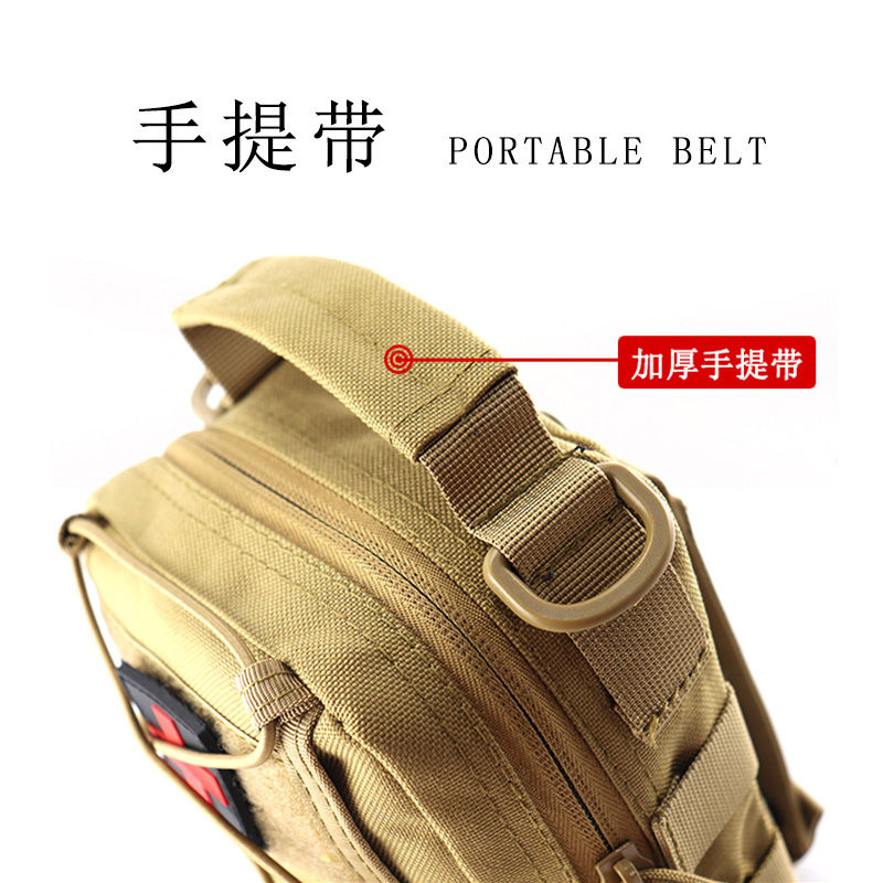 New mobile phone waist bag men's construction site mobile phone bag outdoor multi-functional waist bag wear belt mobile phone case waist bag