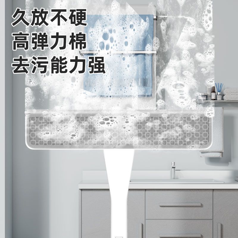 四合一加长擦玻璃神器纱窗刷墙壁清洁刷浴室镜子刮可替换双面刷子