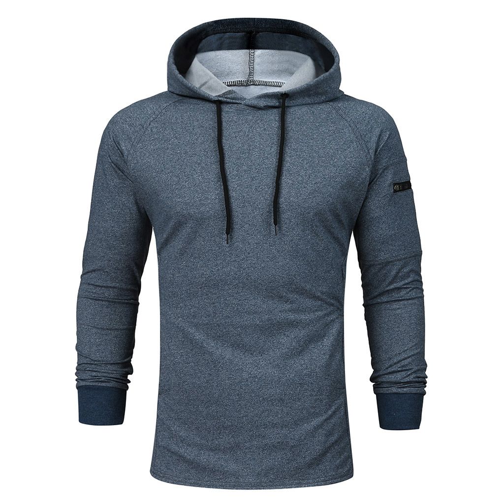 Muscle Brothers Men's Sports Hoodie Slim Fit Pullover Training Top_voghion.com
