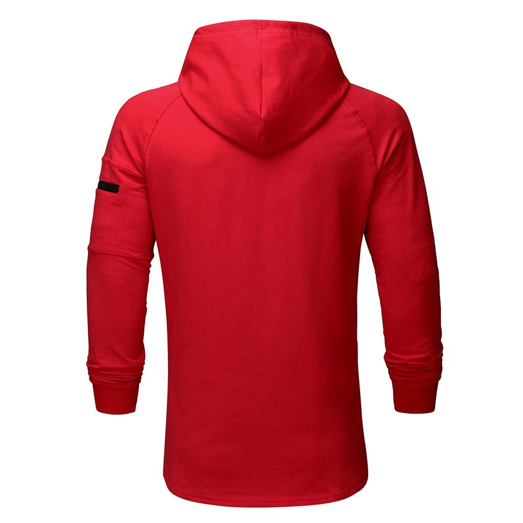Muscle Brothers Men's Sports Hoodie Slim Fit Pullover Training Top_voghion.com