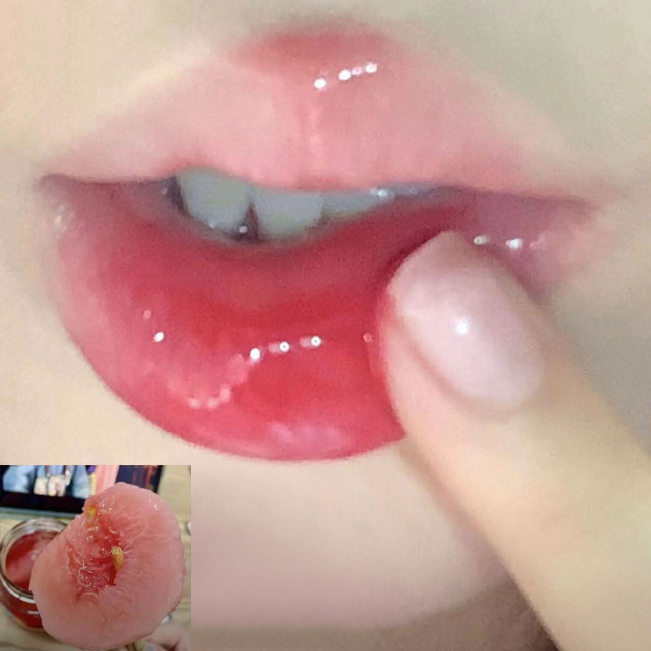 冰透紅茶水波波唇部精華唇蜜保濕滋潤不掉色純欲嘟嘟唇淡顏口紅液