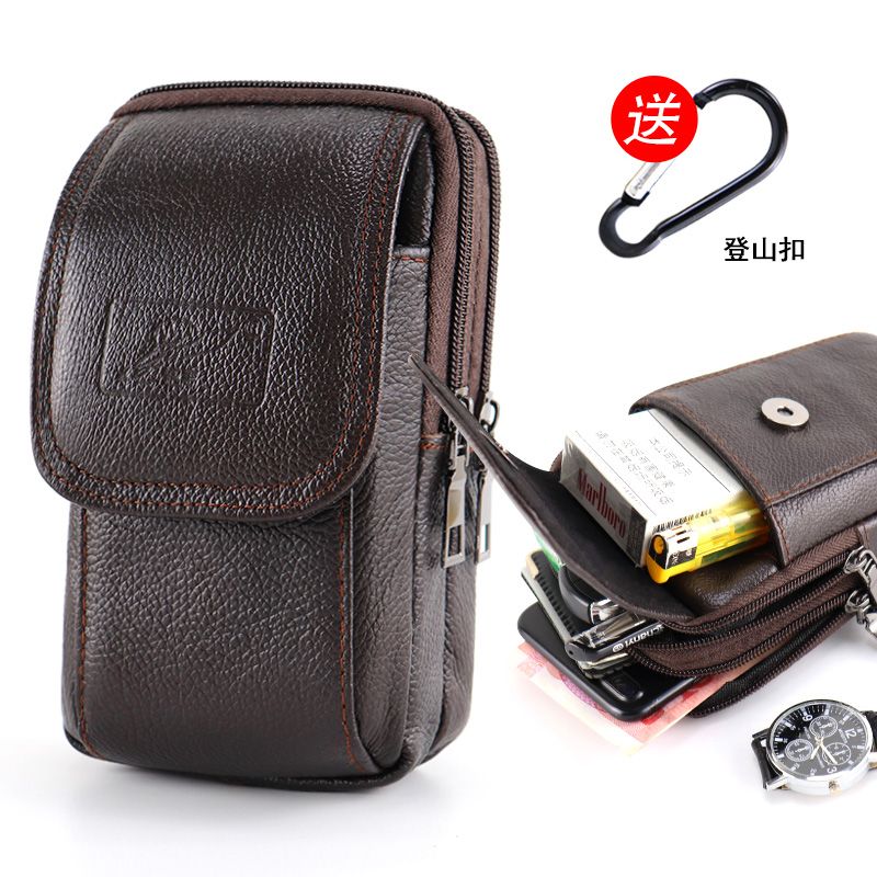 New mobile phone waist bag for men, multifunctional belt bag for construction site work, mobile phone bag, waist bag, outdoor mobile phone bag