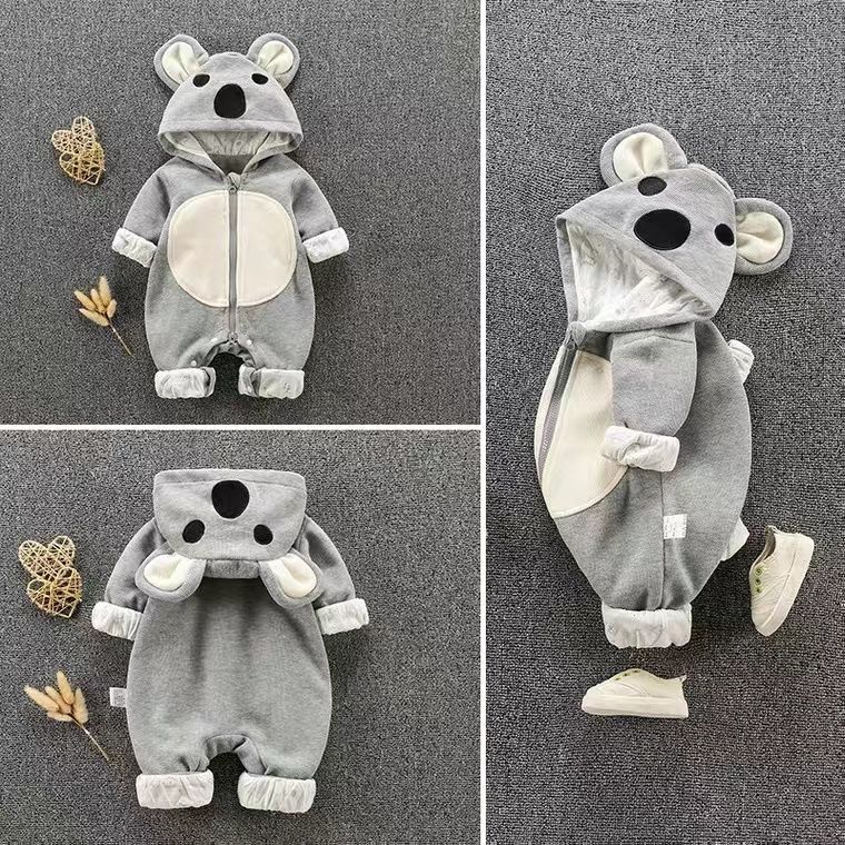 Baby jumpsuit spring and autumn models 6 to 12 months newborn clothes autumn infants just born foreign style pajamas