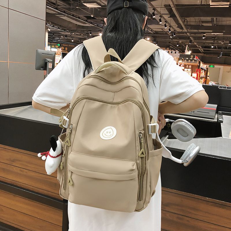 Schoolbags for primary and secondary schools and high schools 2023 new style college student schoolbags for women, versatile multi-layered niche design, large capacity campus