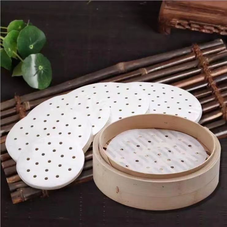 蒸包子垫纸家用一次性不粘食品专用油纸蒸笼布蒸屉馒头面包的纸垫
