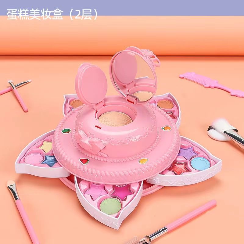 儿童化妆品玩具无毒套装女孩女童生日礼物小孩子公主彩妆