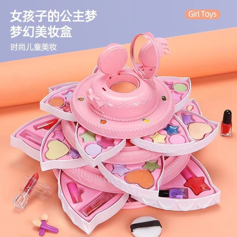 儿童化妆品玩具无毒套装女孩女童生日礼物小孩子公主彩妆