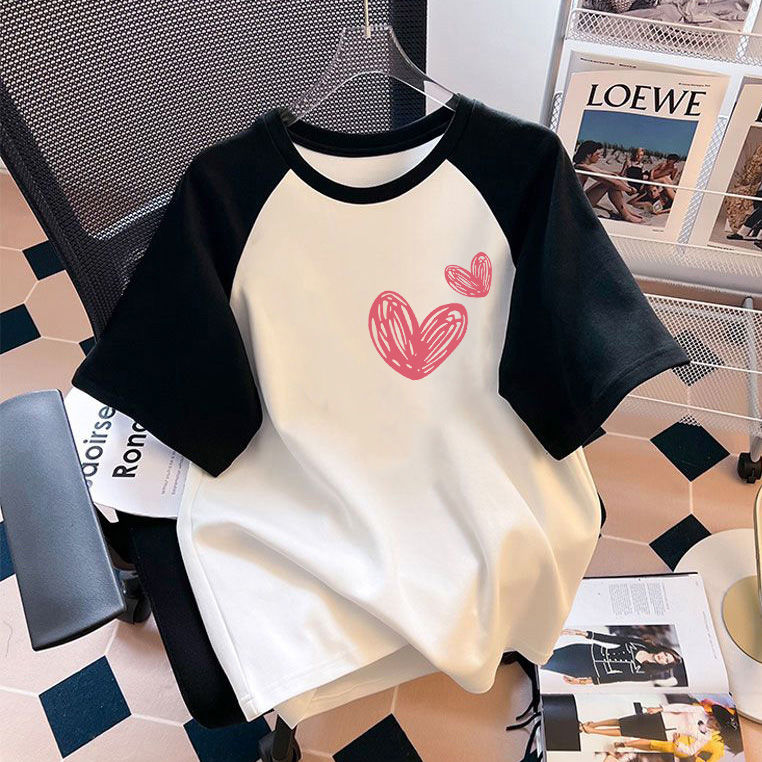 女童t恤短袖純棉2023新款夏季洋氣小女孩半袖上衣女大童夏裝體恤