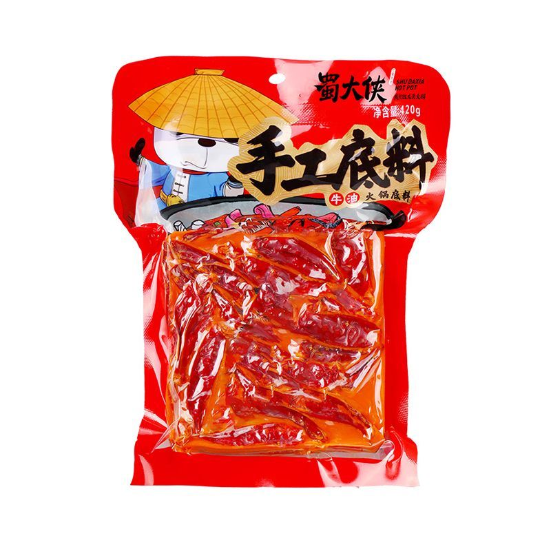 蜀大侠麻辣牛油火锅底料420g*20袋