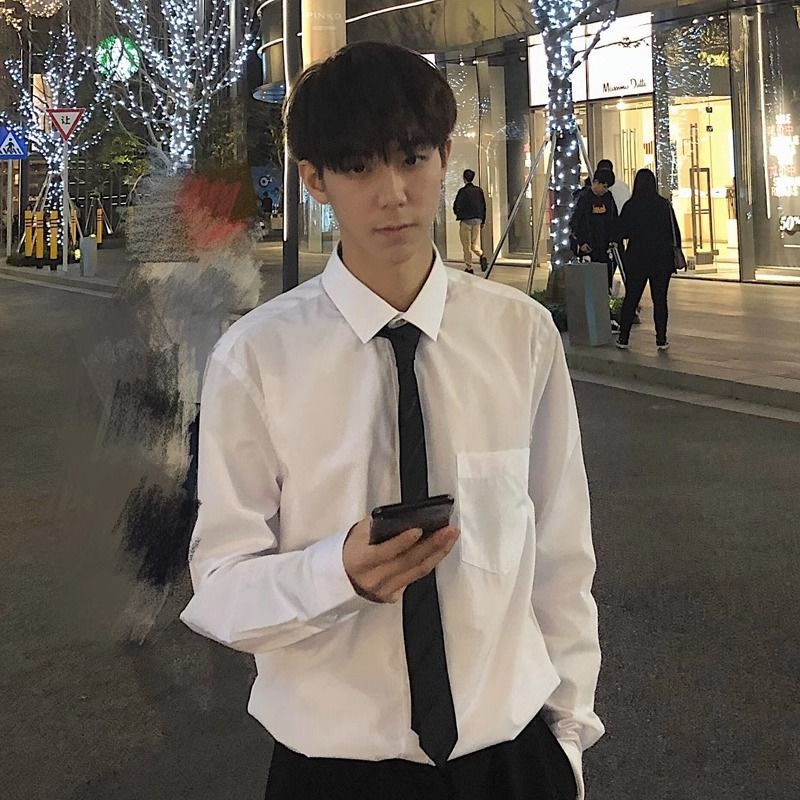 韩国新品质感黑色窄版领带男中性LES帅T西装衬衫领带领结男女通用