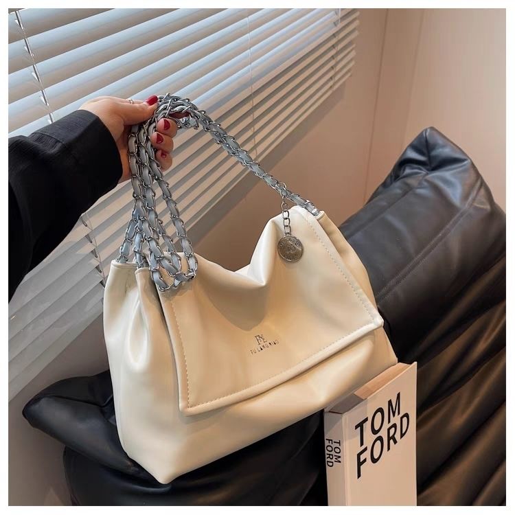 Borsa a tracolla premium estiva di grande capacità per donna 2023 Class Commuting Silver da donna_voghion.com