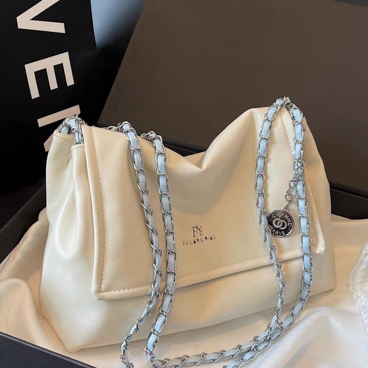 Borsa a tracolla premium estiva di grande capacità per donna 2023 Class Commuting Silver da donna_voghion.com