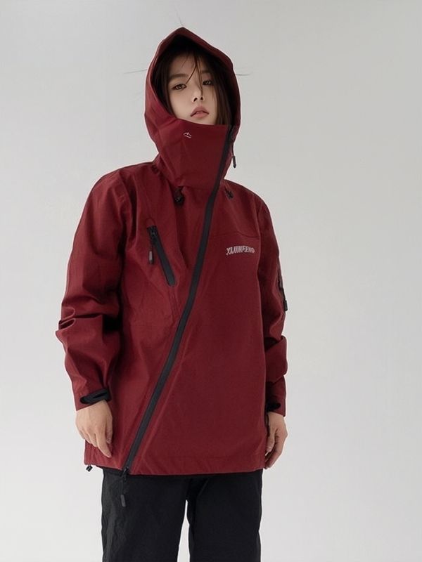 Black Jacket Women's Windproof High-end Diagonal Zipper Trendy Brand Work Jacket 2023 Autumn New Style Windbreaker Thin