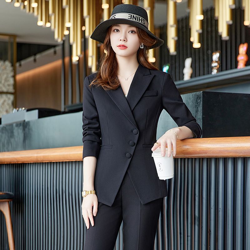 High-end professional wear women's suits 2023 new professional temperament suits formal wear workplace interview manager work clothes