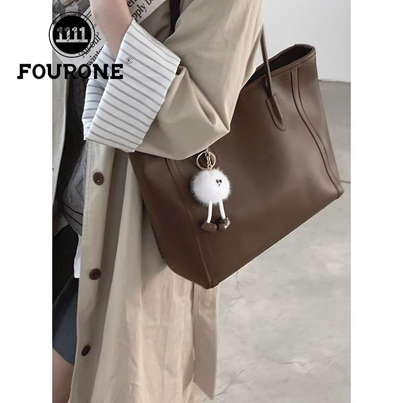 Retro Large Capacity Bag Women's Bag 2023 New Versatile Tote Bag Large Capacity Shoulder Commuting Bag