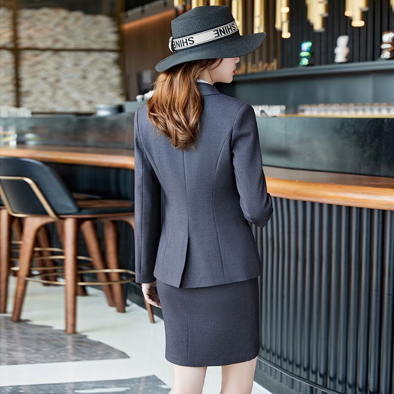  New Interview Professional Suit Work Clothes Women's Spring and Autumn Temperament Civil Servant Small Suit Formal Suit Jacket