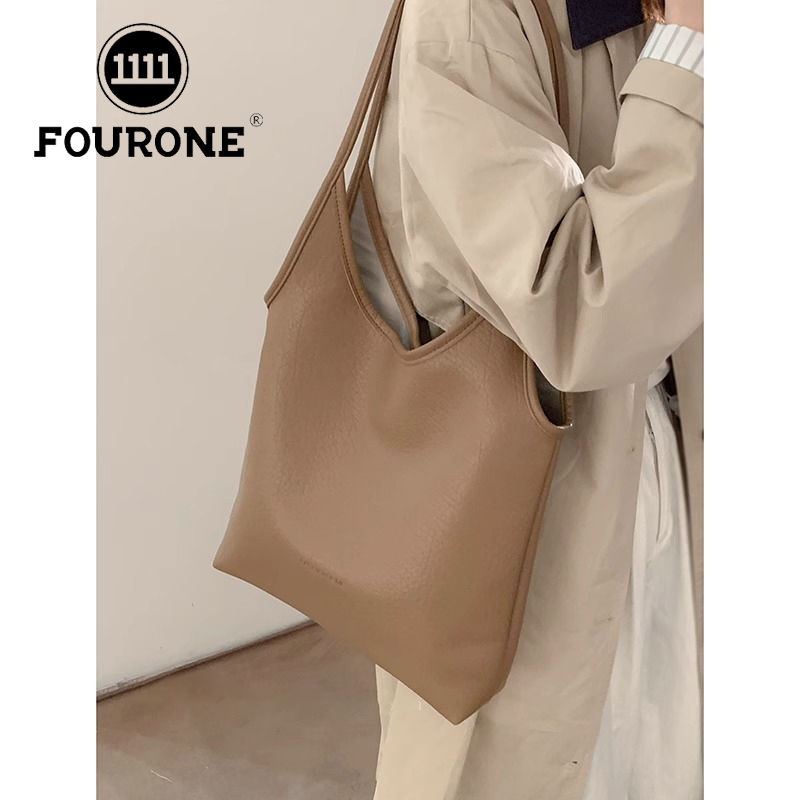 Korean niche underarm bag for women 2023 new tote bag student class large capacity shoulder bag
