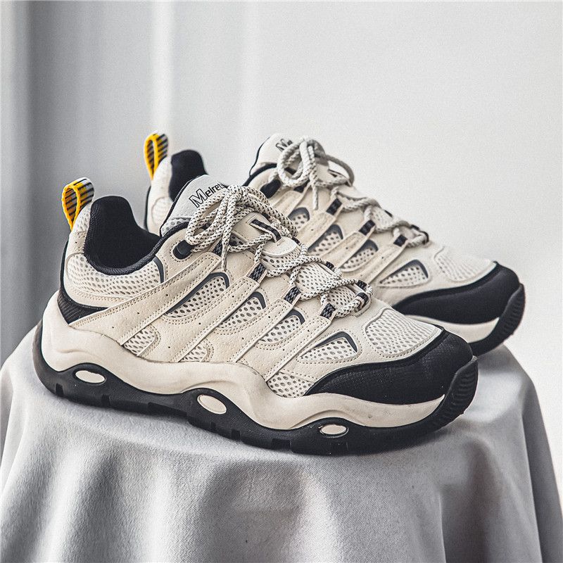 Trendy Hong Kong Thick Sole Height-Increasing Dad Shoes Versatile 2023 New Autumn Sports Sneakers Men's Style_voghion.com