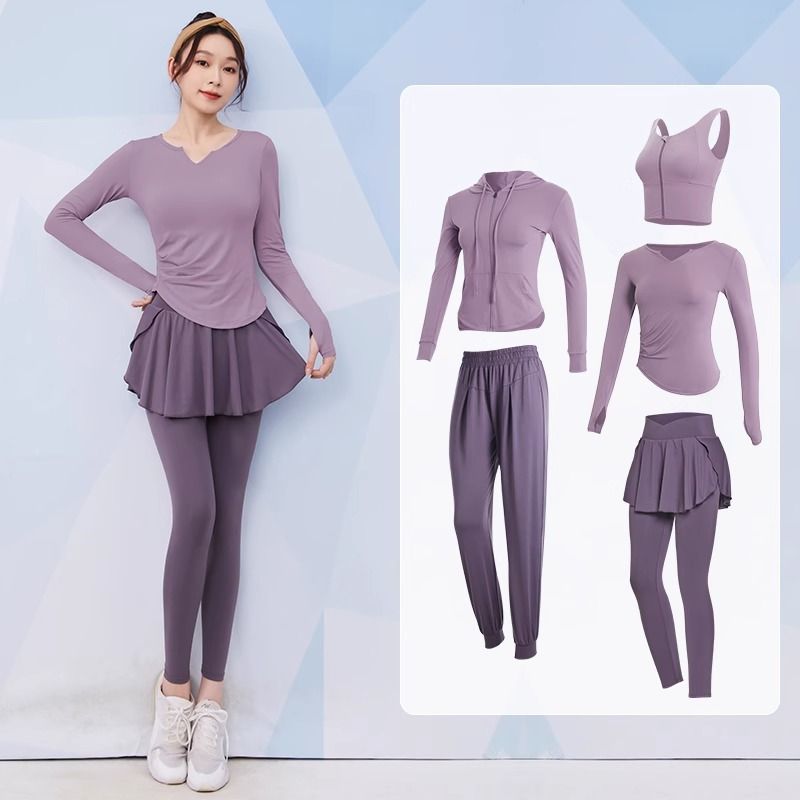 Vanstick Sports Suit Professional Running Training Fitness Clothing Women's Winter Tight Pilates Yoga Suit