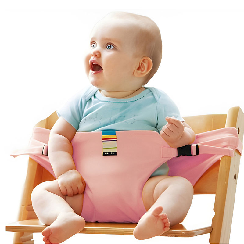 Baby dining belt outing portable child seat safety belt waist stool dining chair safety holder universal