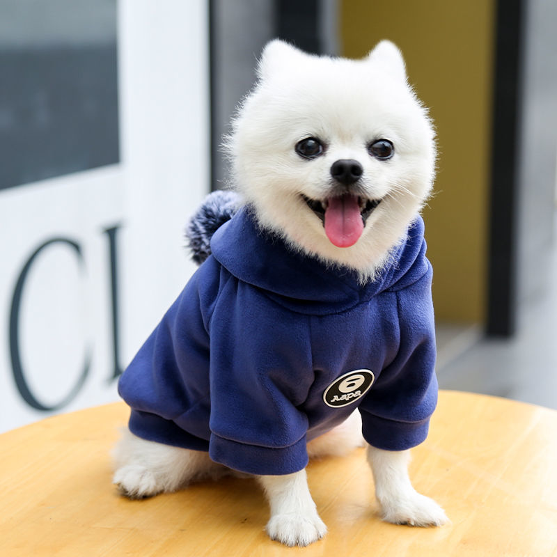 狗狗秋冬季衣服保暖舒适帅气卫衣泰迪柯基猫咪小型犬外出宠物衣服