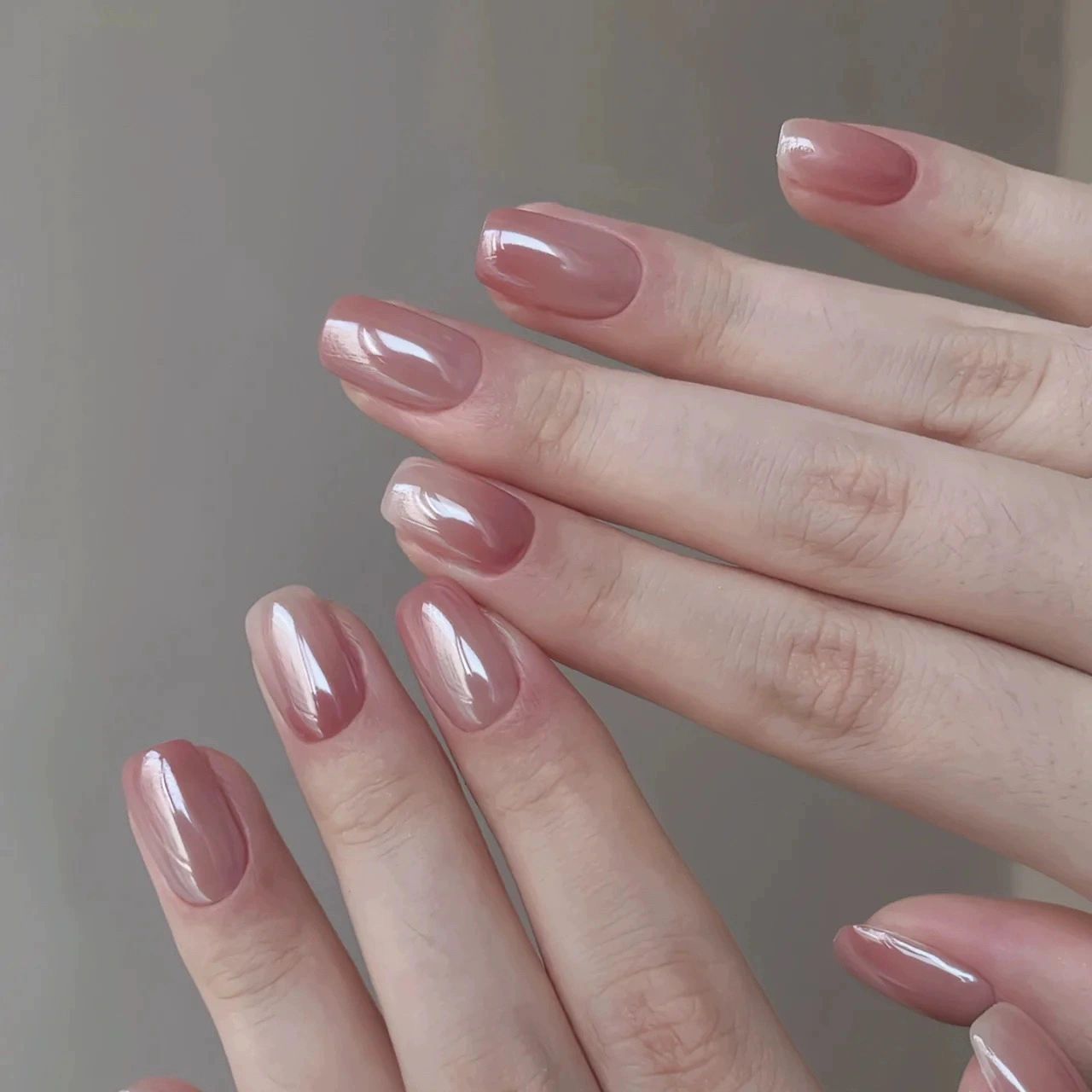 【Nail家】蜜桃月光漸變穿戴甲成品假指甲美甲可拆卸高級手工定製