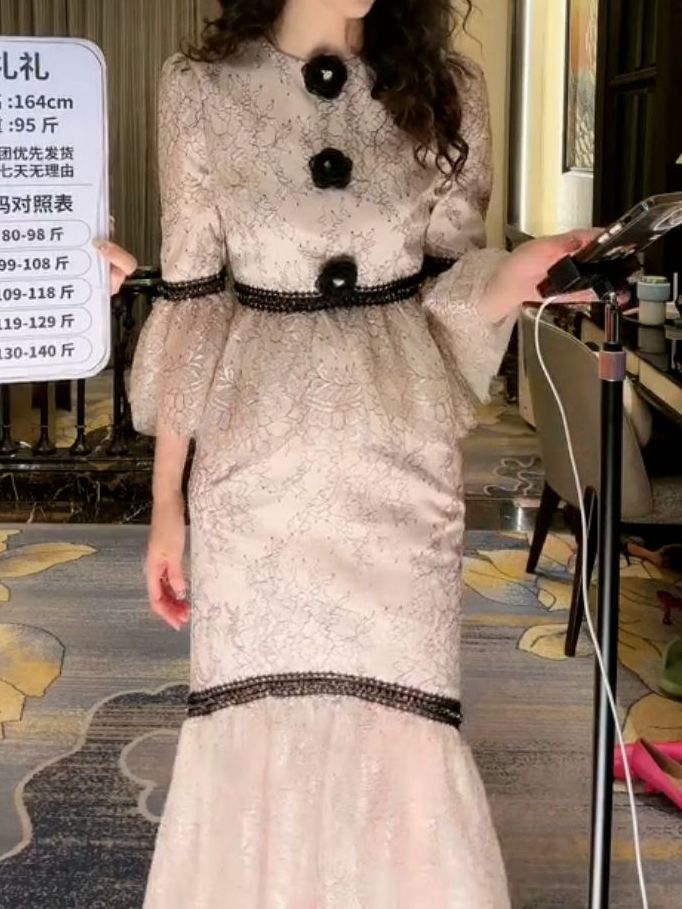 法式時尚輕奢顯瘦赫本風氣質優雅魚尾半身裙兩件套裝2023秋季新款