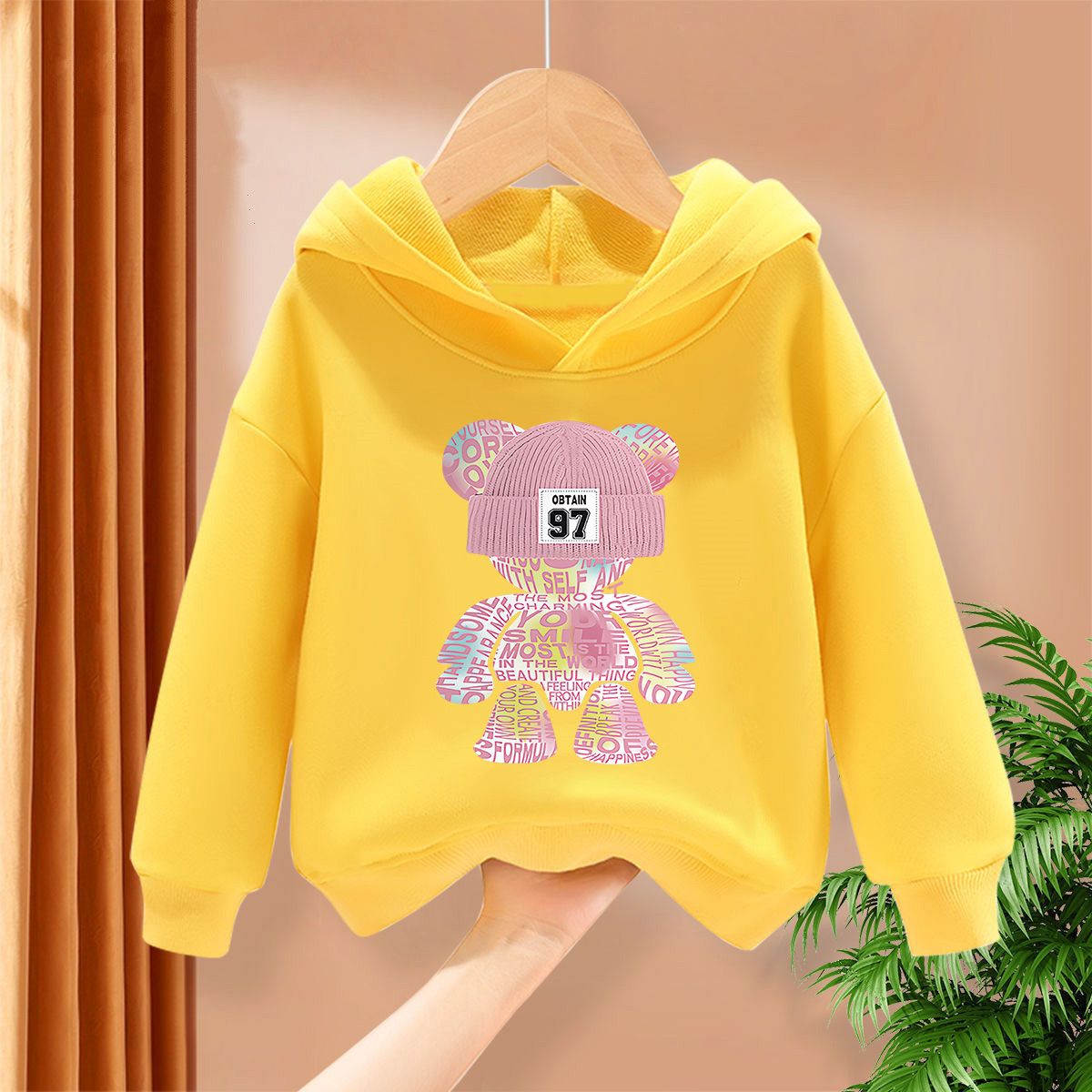 Girls sweatshirt spring and autumn  new autumn little girl hooded autumn clothing thin style children's long-sleeved tops