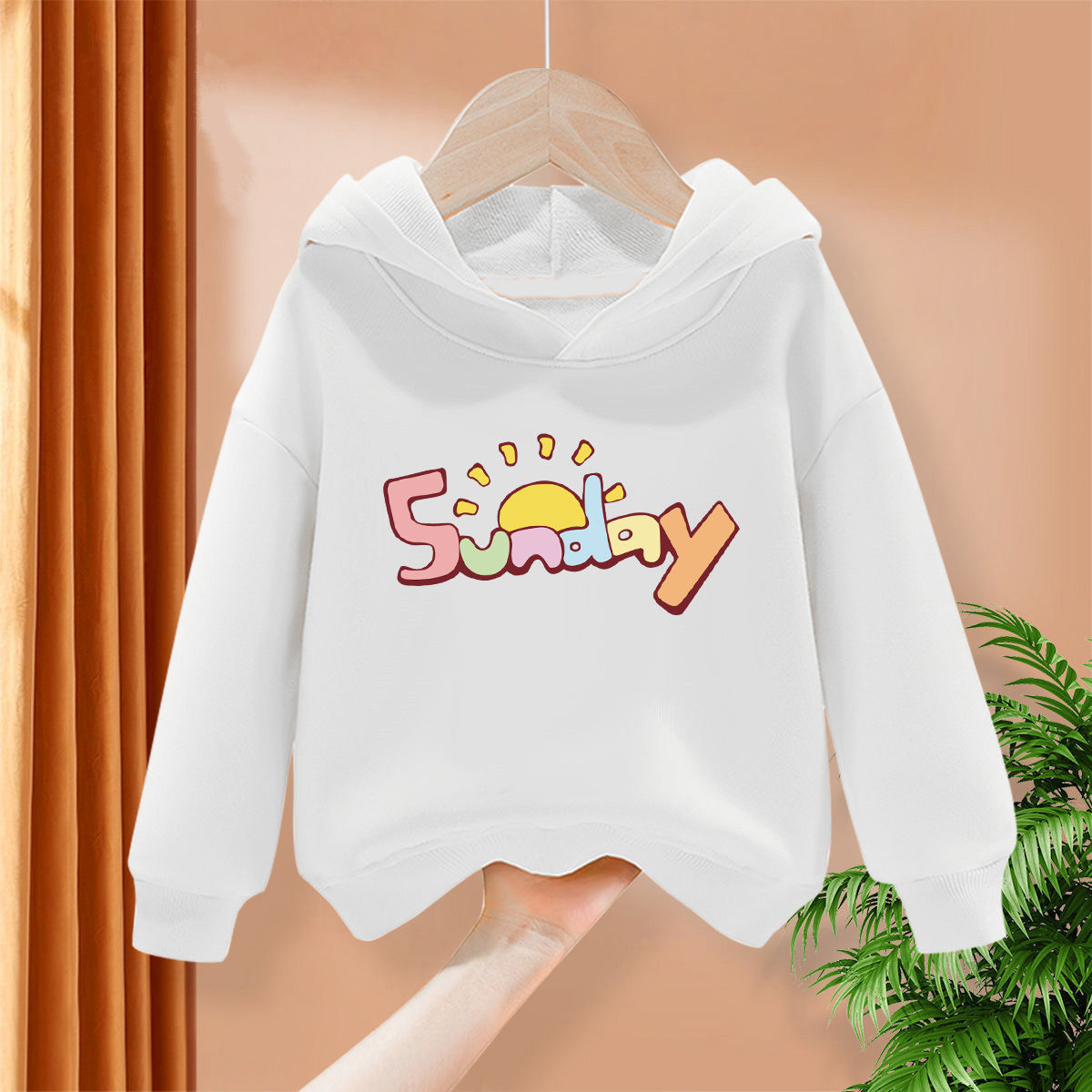 Girls sweatshirt spring and autumn  new autumn little girl hooded autumn clothing thin style children's long-sleeved tops