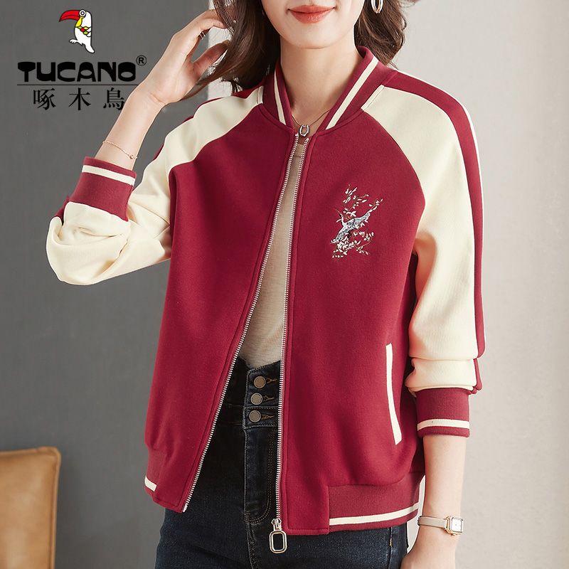 Autumn zipper cardigan jacket for women 2023 new spring and autumn popular sweatshirt women's fashion outer top