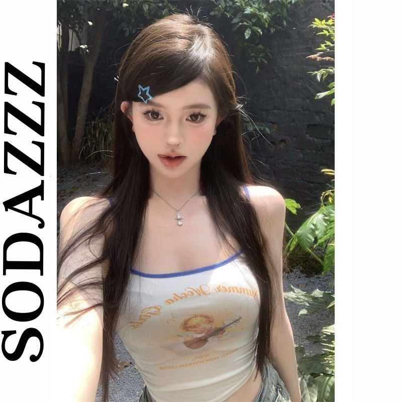 吊帶小背心女裝夏季純欲短款純欲法式設計感小眾外穿辣妹無袖上衣