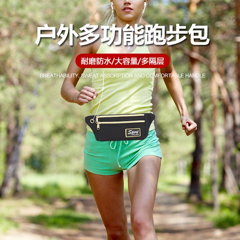 New style waist bag for men, multi-functional shoulder bag, outdoor sports running, leisure mountain climbing, fashion crossbody bag, mobile phone bag for women