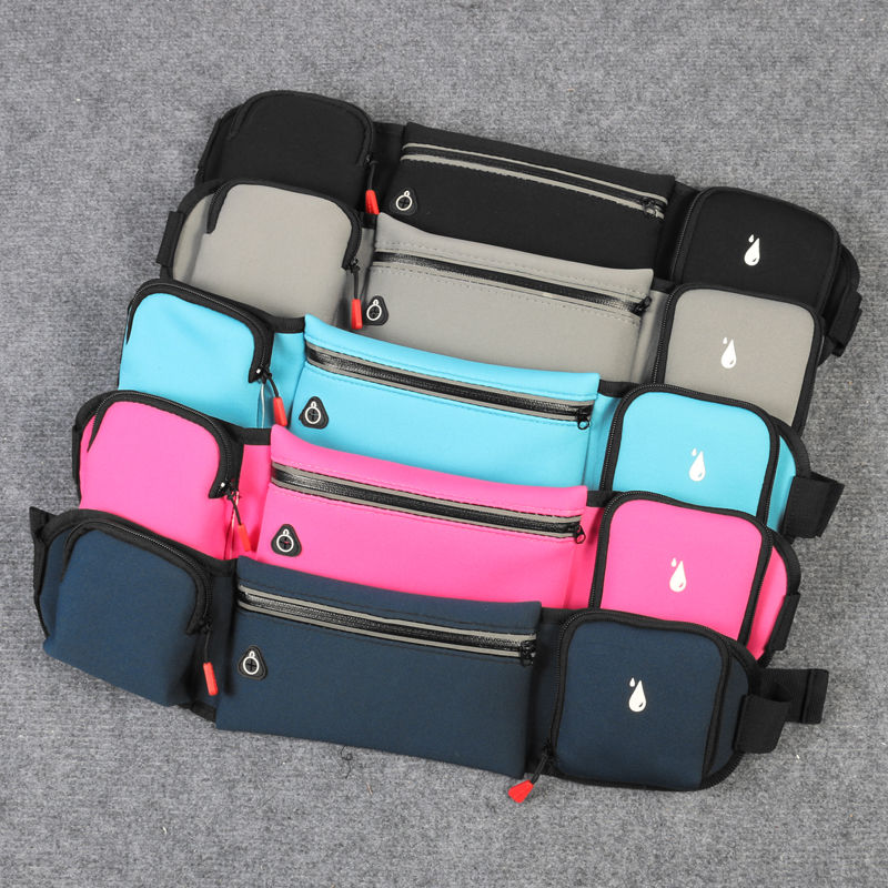 Sports waist bag, running mobile phone bag, men's and women's multi-functional new waterproof outdoor fitness personal invisible belt bag