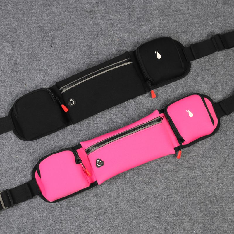 Sports waist bag, running mobile phone bag, men's and women's multi-functional new waterproof outdoor fitness personal invisible belt bag